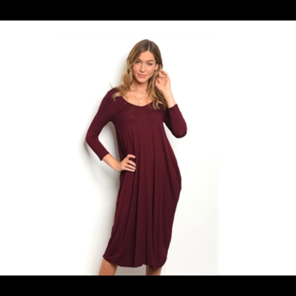 Maroon dress